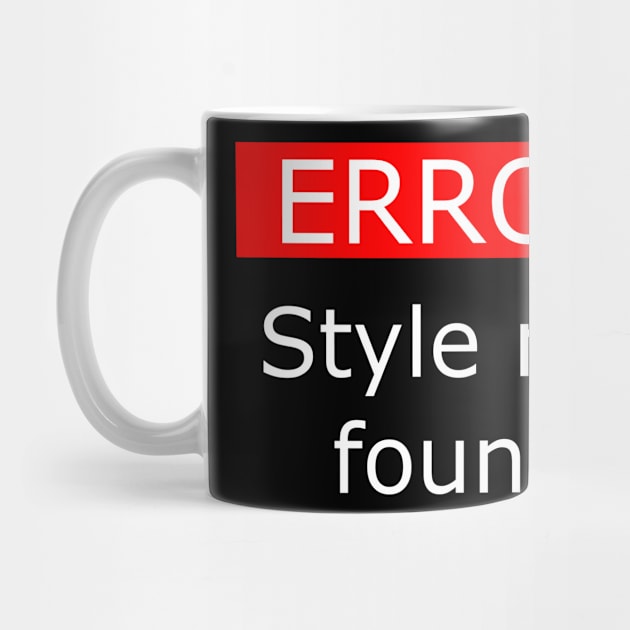 Error Style Not Found by XTUnknown